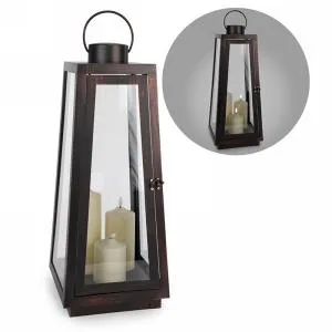 Attitudes Import Earrings Lantern w3 LED Candles Pick Up Only