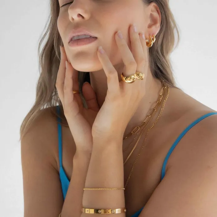 Biella Vintage Earrings Emily Hoops