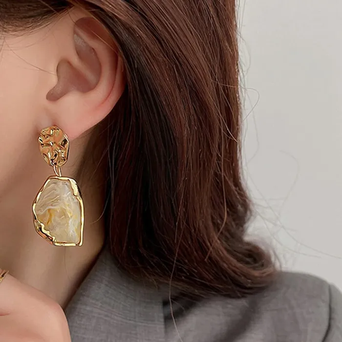 Bracelets Yellow Chimes Yellow Chimes Earrings for Women and Girls Stone Drop Gold Tone Stone Studded Drop Earrings Birthday Gift for girls and women Anniversary Gift for Wife