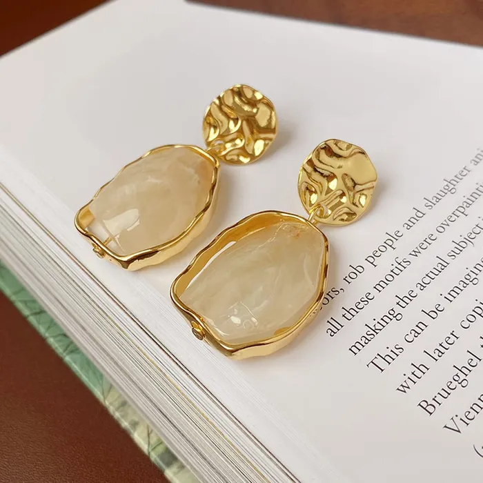 Bracelets Yellow Chimes Yellow Chimes Earrings for Women and Girls Stone Drop Gold Tone Stone Studded Drop Earrings Birthday Gift for girls and women Anniversary Gift for Wife