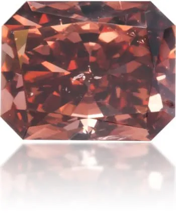 Earrings Langerman Diamonds Natural Pink Diamond Rectangle 048 ct Polished