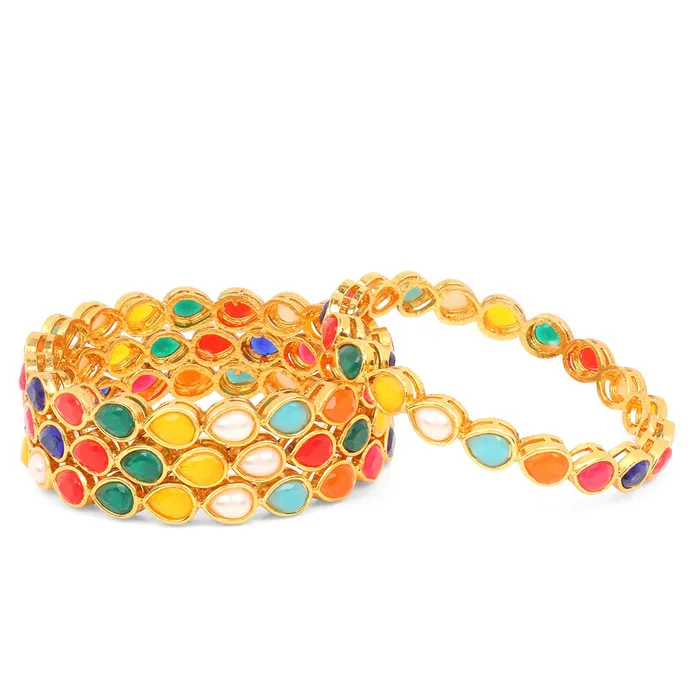 Earrings Yellow Chimes Yellow Chimes Ethnic Gold Plated Multicolor Stone Studded Traditional 4 Pcs Bangles Set for Women and Girls 26 Earrings Yellow Chimes Yellow Chimes Ethnic Gold Plated Multicolor Stone Studded Traditional 4 Pcs Bangles Set for Women and Girls 26