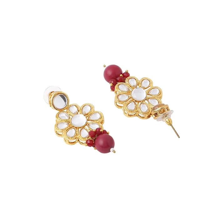 Earrings Yellow Chimes Yellow Chimes Jewellery Set for Women and Girls Pearl Necklace Set for Women Gold Plated Pearls Beaded Jewellery Set Birthday Gift for girls and women Anniversary Gift for Wife
