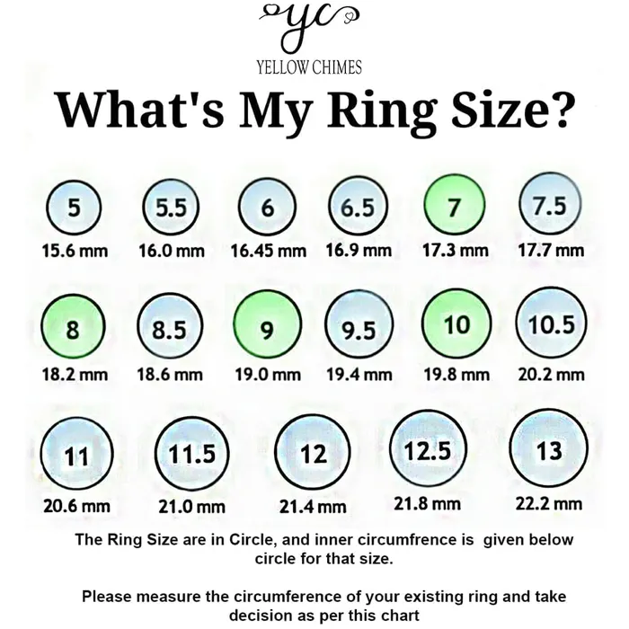 Rings Yellow Chimes Crystal Rings For Women A5 High Grade Crystal Ring For Women Rhodium Plated Finger Ring for Girls Birthday Gift For Girls Women Anniversary Gift for Wife Yellow Chimes