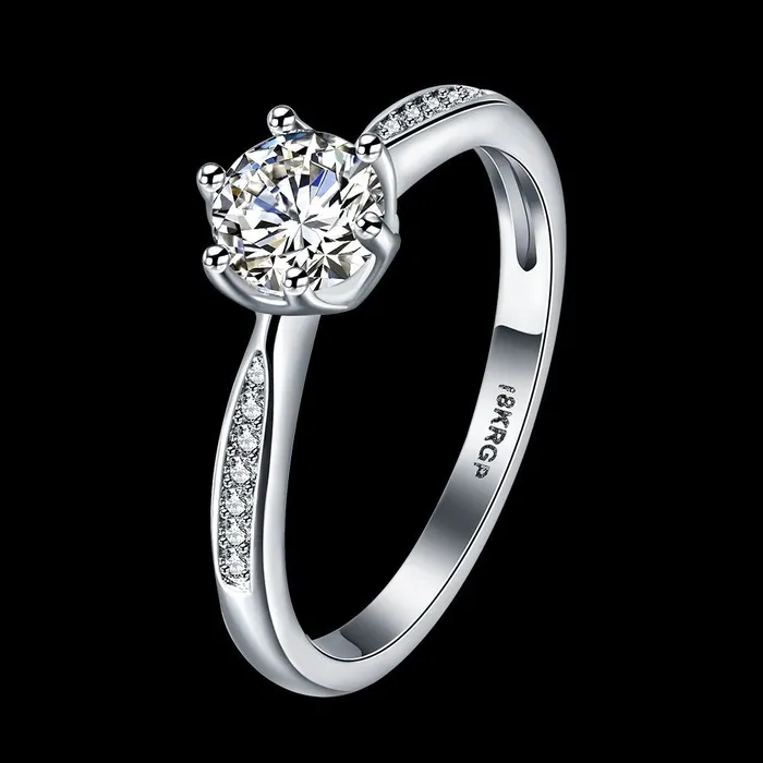 Rings Yellow Chimes Crystal Rings For Women A5 High Grade Crystal Ring For Women Rhodium Plated Finger Ring for Girls Birthday Gift For Girls Women Anniversary Gift for Wife Yellow Chimes