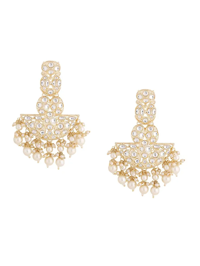 Yellow Chimes Earrings for Women Gold Toned Kundan Studded Pearl Drop Dangler Earrings for Women and Girls Yellow Chimes Earrings Yellow Chimes Earrings for Women Gold Toned Kundan Studded Pearl Drop Dangler Earrings for Women and Girls Yellow Chimes Earrings