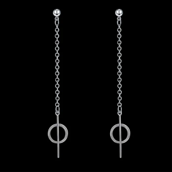 Yellow Chimes Earrings Yellow Chimes Statement Thread Modern Alloy Drop Earring for Women Girls