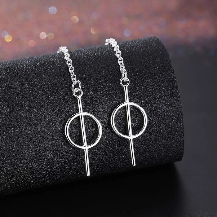 Yellow Chimes Earrings Yellow Chimes Statement Thread Modern Alloy Drop Earring for Women Girls