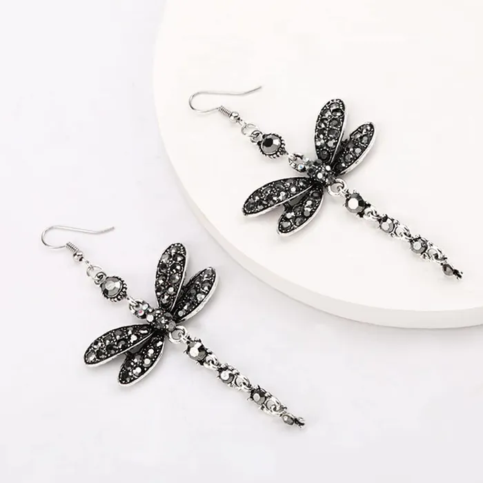 Yellow Chimes Yellow Chimes Earrings for Women and Girls Butterfly Drop EarringsSilver Plated Black Color Drop Earrings Birthday Gift for girls and women Anniversary Gift for Wife Bracelets