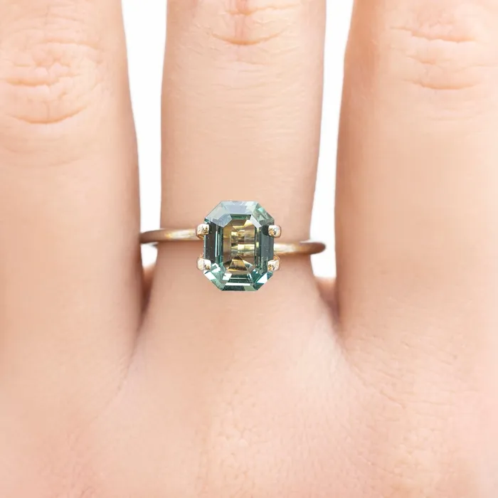 230ct Emerald Cut Light Blue Green Madagascar Sapphire SF363 Envero Jewelry Rings 230ct Emerald Cut Light Blue Green Madagascar Sapphire SF363 Envero Jewelry Rings