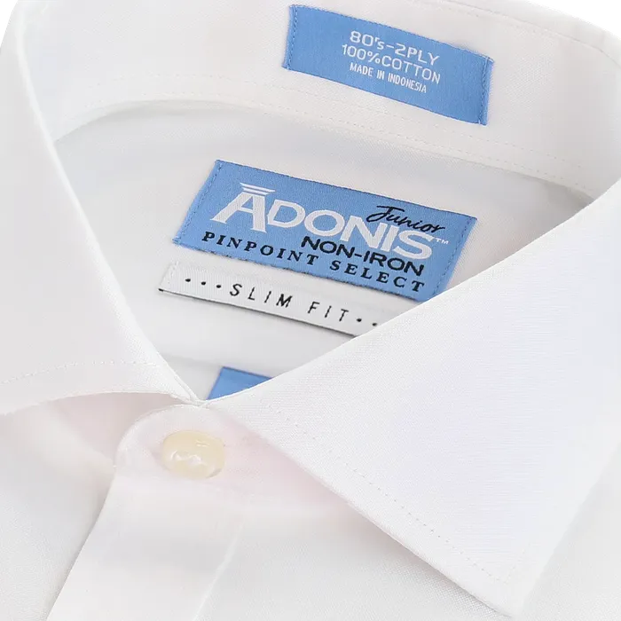 Adonis Pinpoint NonIron Cotton Boys Dress Shirt French Cuff Adonis Earrings Adonis Pinpoint NonIron Cotton Boys Dress Shirt French Cuff Adonis Earrings
