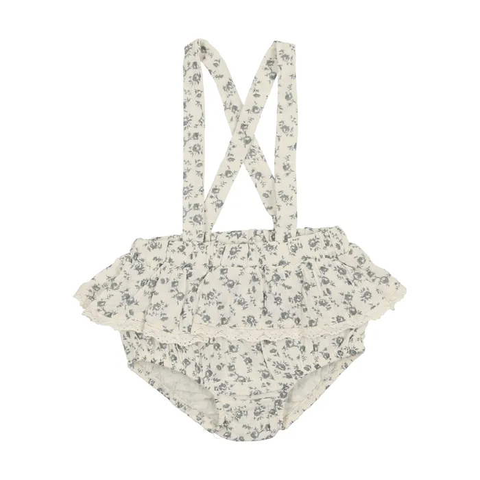 Analogie Rings Analogie Suspender Bloomers Set Girls Blue Floral