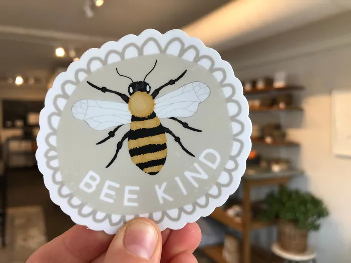 Bee Kind Sticker Rebecca Lynn Illustration Wholesale Earrings