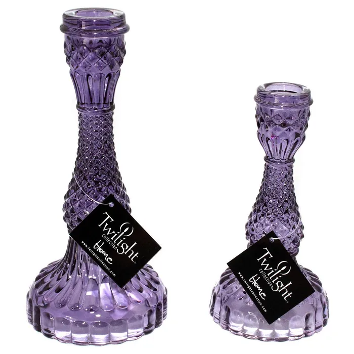 Bella Candle Holders Violet Twilight Collection Earrings