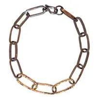 Black and Gold Chain Bracelet Kate Maller Bracelets