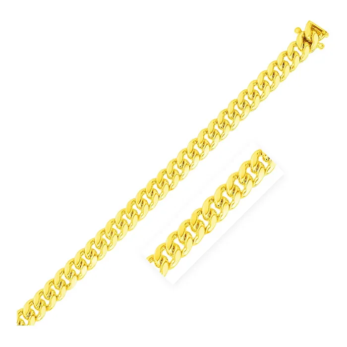 Bracelets MayaMila 70mm 14k Yellow Gold Classic Miami Cuban Bracelet Bracelets MayaMila 70mm 14k Yellow Gold Classic Miami Cuban Bracelet