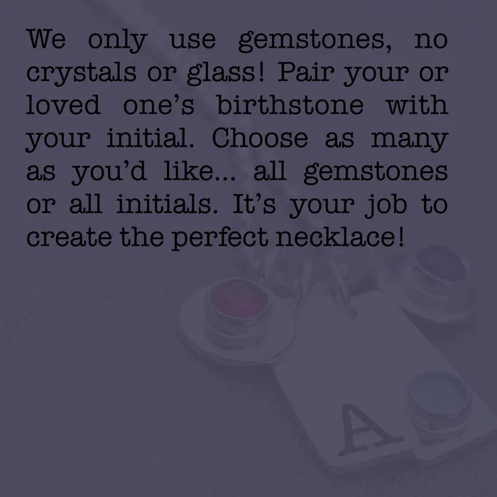 Charm Necklaces HeidiJHale Designs Sterling Silver GemstoneBirthstone Charm Charm Necklaces HeidiJHale Designs Sterling Silver GemstoneBirthstone Charm