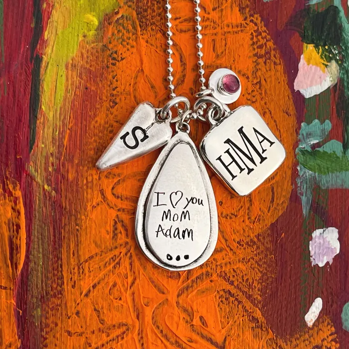 Charm Necklaces HeidiJHale Designs Sterling Silver GemstoneBirthstone Charm Charm Necklaces HeidiJHale Designs Sterling Silver GemstoneBirthstone Charm