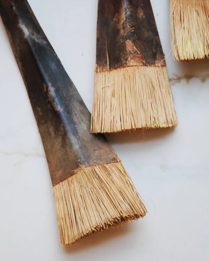 Coconut Palm Brush Fodory Earrings