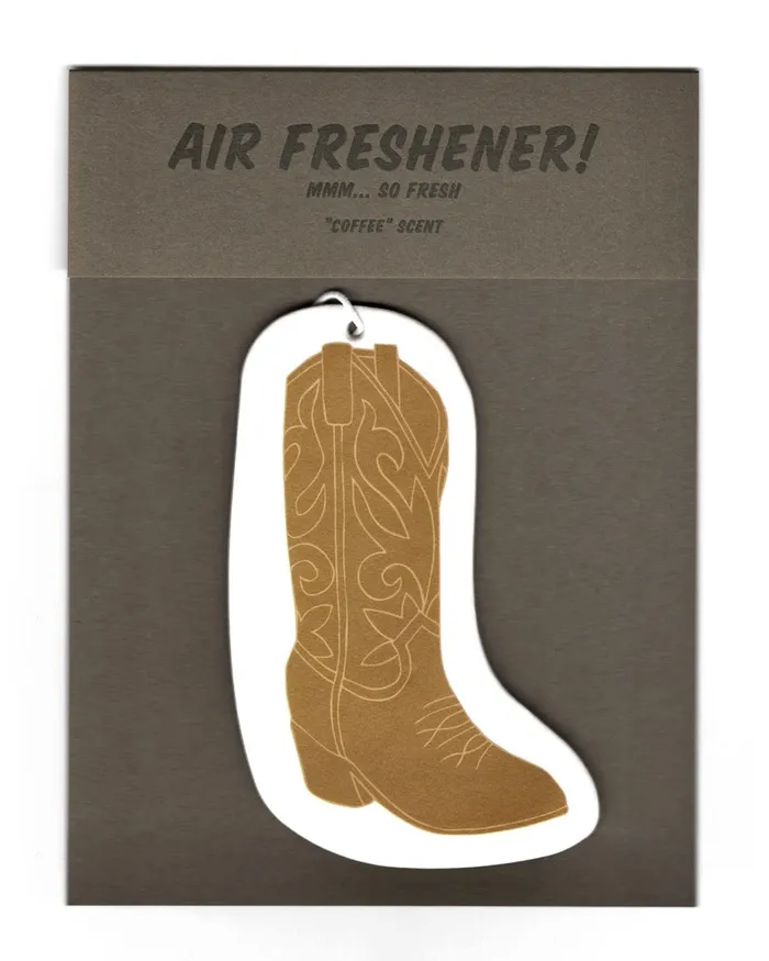 Cowboy Boot Air Freshener Power and Light Press Earrings