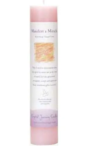 Crystal Journey Candles Manifest Miracle Pastel Pillar Candle Reiki Charged Earrings Crystal Journey Candles Manifest Miracle Pastel Pillar Candle Reiki Charged Earrings