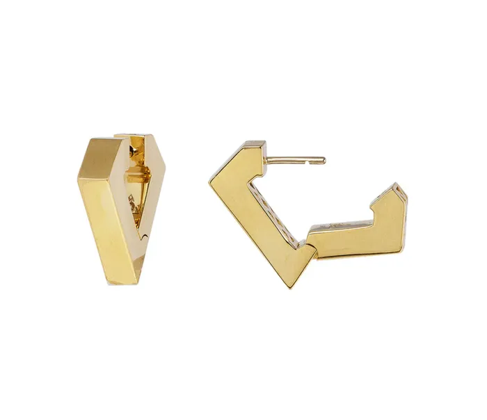 Dries Criel Earrings Brute Medium Hoops