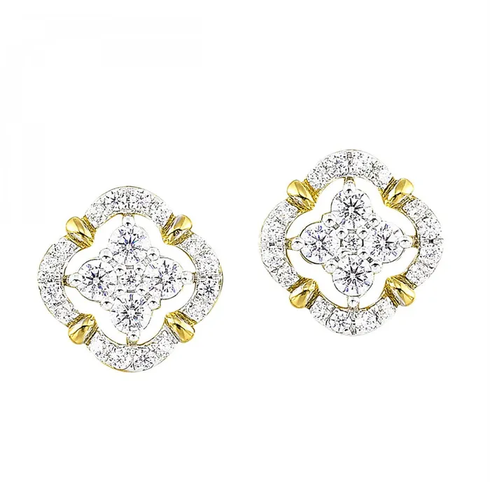 Earrings 14K YG Diamond Earring ER110664YC GemsOne