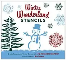 Earrings Chronicle Books Winter Wonderland Stencils