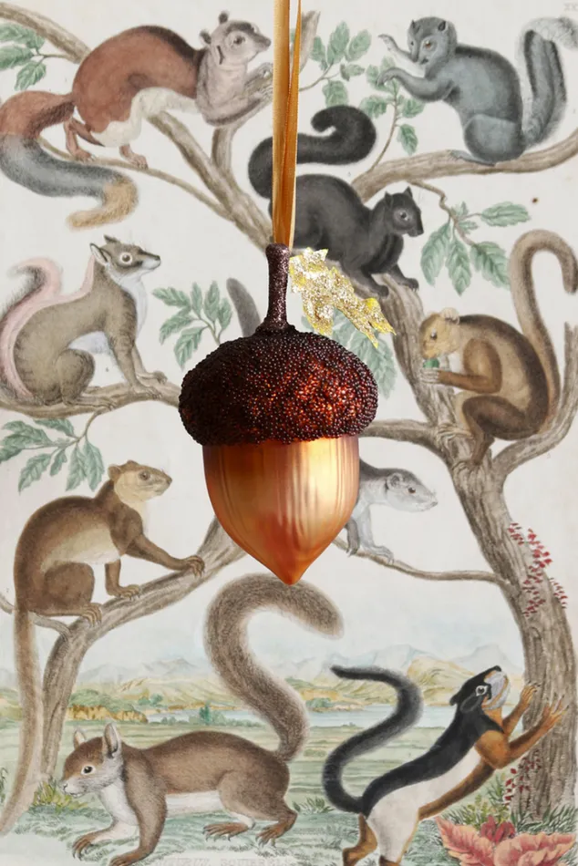 Earrings Cody Foster GILDED ACORN ORNAMENT