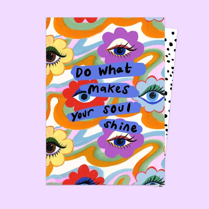 Earrings Do What Makes Your Soul Shine Card Eleanor Bowmer