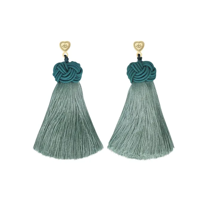 Earrings Hart Hagerty Sage Topknots