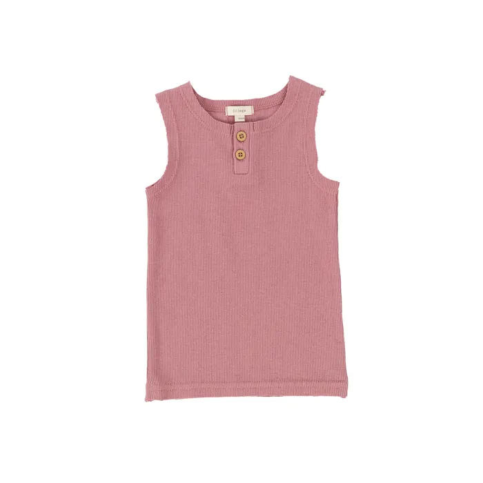 Earrings Lil Legs Lil Legs Ribbed Tank Blush