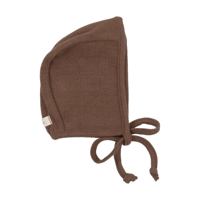 Earrings Lil Legs Ribbed Bonnet Taupe Lil Legs