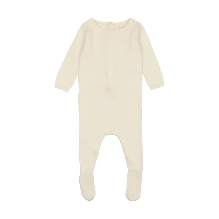 Earrings Lilette Lilette Dotted Knit Footie Cream