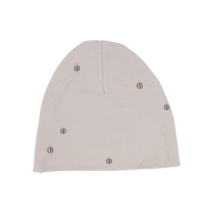 Earrings Lilette Printed Beanie Grey Hot Air Balloon Lilette
