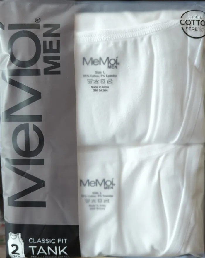 Earrings Memoi Memoi Mens Sleeveless Tank Undershirts 2 Pack MU8000