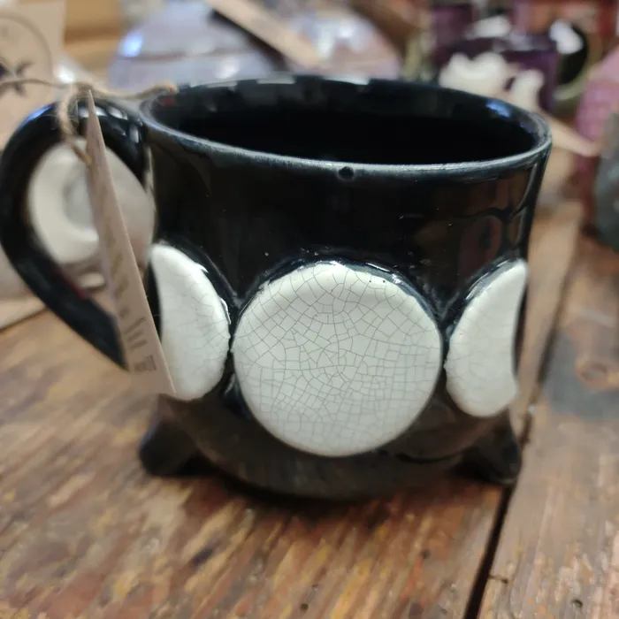 Earrings Triple Moon Cauldron Mug Anayansi Artworks