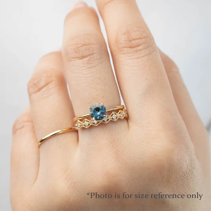 Envero Jewelry Jane Ring 086ct Round Montana Sapphire Ring 14K Yellow Gold One of a kind Rings Envero Jewelry Jane Ring 086ct Round Montana Sapphire Ring 14K Yellow Gold One of a kind Rings