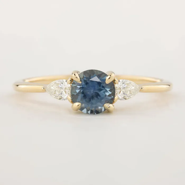 Envero Jewelry Olivia Ring 09ct Teal Blue Montana Sapphire One of a kind Rings Envero Jewelry Olivia Ring 09ct Teal Blue Montana Sapphire One of a kind Rings
