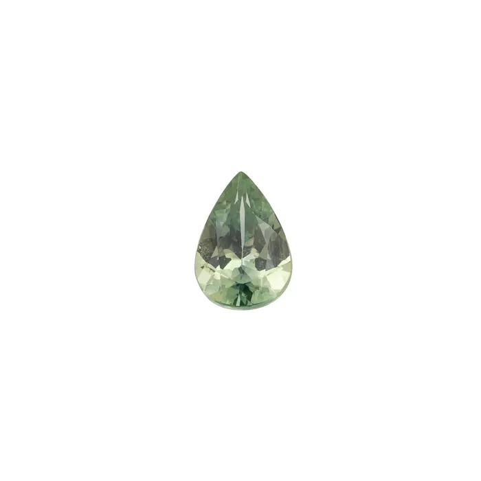 Envero Jewelry Rings 088ct Pear Cut Green Yellow Montana Sapphire SF332