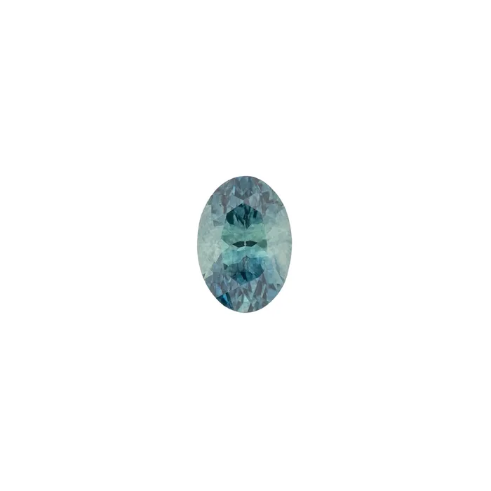 Envero Jewelry Rings 096ct Oval Cut Blue Green Montana Sapphire