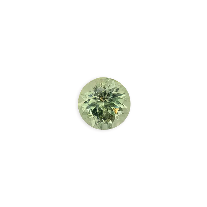 Envero Jewelry Rings 122ct Round Cut Light Green Montana Sapphire SR185