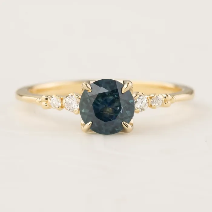 Envero Jewelry Rings Estel Luxe Ring 116ct Blue Green Montana Sapphire One of a kind Envero Jewelry Rings Estel Luxe Ring 116ct Blue Green Montana Sapphire One of a kind