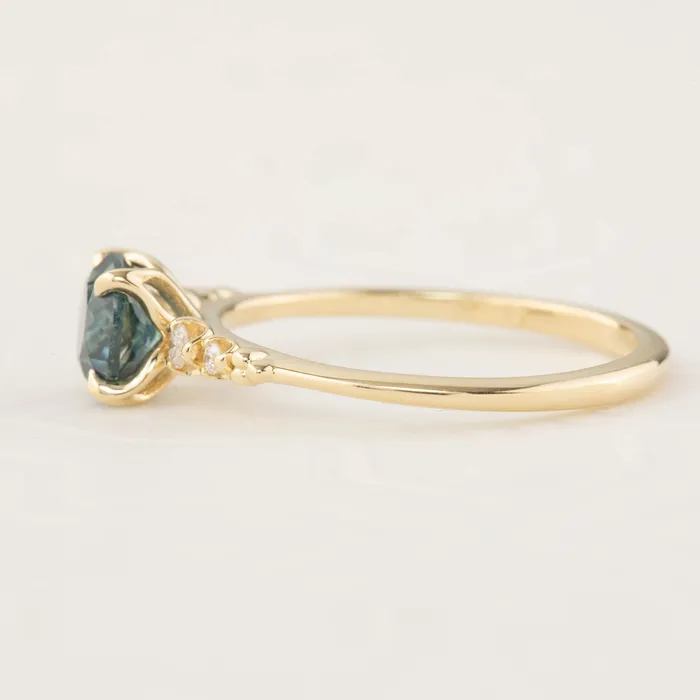 Envero Jewelry Rings Estel Luxe Ring 116ct Blue Green Montana Sapphire One of a kind Envero Jewelry Rings Estel Luxe Ring 116ct Blue Green Montana Sapphire One of a kind