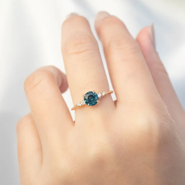 Envero Jewelry Rings Estel Luxe Ring 116ct Blue Green Montana Sapphire One of a kind Envero Jewelry Rings Estel Luxe Ring 116ct Blue Green Montana Sapphire One of a kind