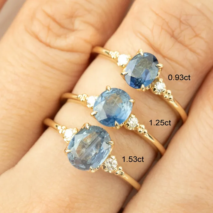 Envero Jewelry Rings Estel Ring 125ct Blue Sapphire One of a kind Envero Jewelry Rings Estel Ring 125ct Blue Sapphire One of a kind