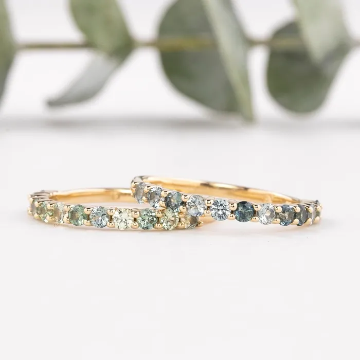 Envero Jewelry Rings Lydia 23mm Monatana Sapphire Band