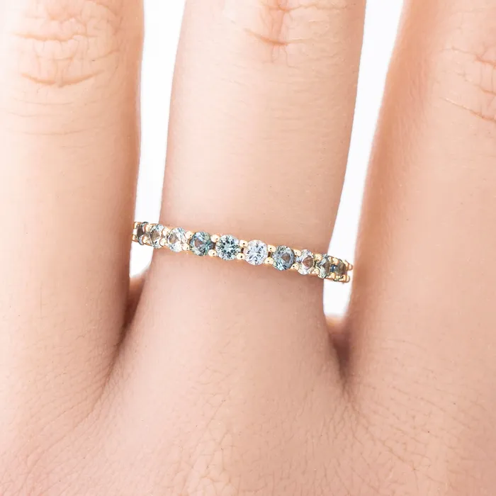 Envero Jewelry Rings Lydia 23mm Monatana Sapphire Band