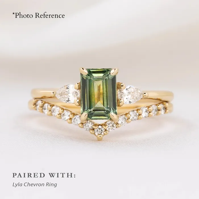 Envero Jewelry Rings Olivia Ring 120ct Light Green Montana Sapphire 14k Yellow Gold One of a kind Envero Jewelry Rings Olivia Ring 120ct Light Green Montana Sapphire 14k Yellow Gold One of a kind