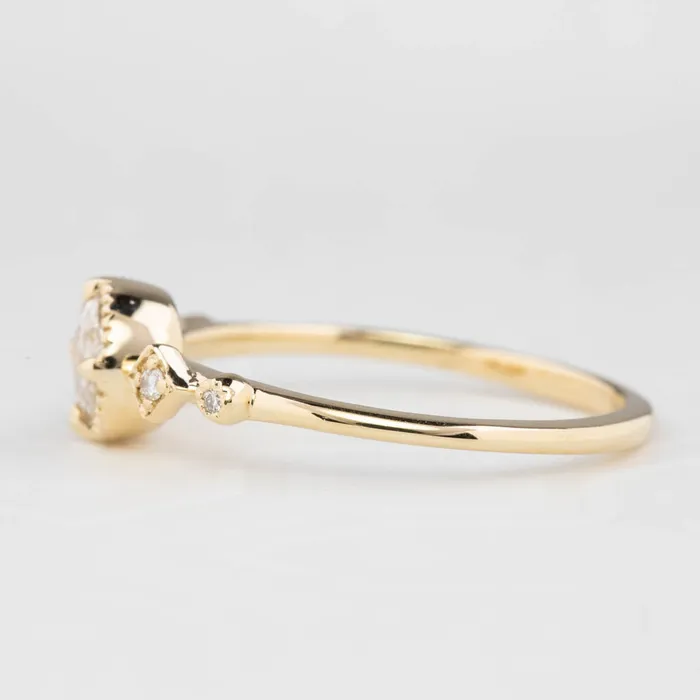 Envero Jewelry Rings Stella Ring 020ct Round Rose Cut Diamond 14k Yellow Gold One of a kind Envero Jewelry Rings Stella Ring 020ct Round Rose Cut Diamond 14k Yellow Gold One of a kind